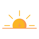 puesta de sol icon