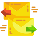 intercambiar correos icon