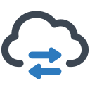 transferencia de datos icon