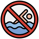 no nadar icon