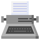 máquina de escribir icon