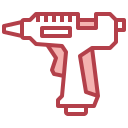 pistola de silicona icon