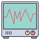 monitor de ecg icon