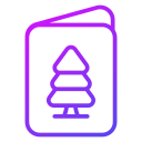 tarjeta de navidad icon