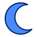 luna creciente icon