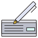 cheque bancario icon