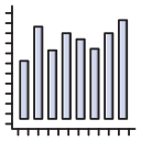 gráfico de barras icon