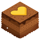 pastel de chocolate icon