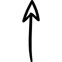 flecha hacia arriba icon