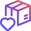 caja de corazón icon