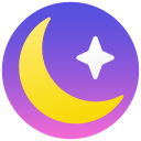 luna y estrellas icon