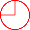 gráfico circular icon