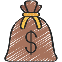 bolsa de dinero icon