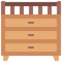 mesa para cambiar pañales icon