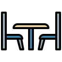 Kitchen table icon