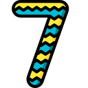 numero 7 icon