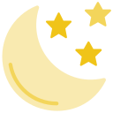 luna y estrellas