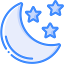 luna y estrellas icon