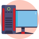 computadora de escritorio icon