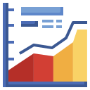 gráfico de área icon