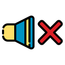 audio apagado icon