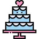 pastel de bodas icon