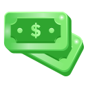 dinero en efectivo icon