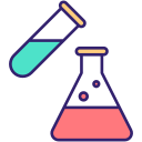 reacción química icon