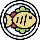 pescado frito icon