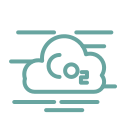 nube de co2 icon