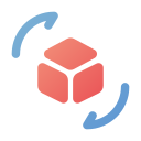 cubo 3d icon