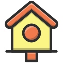 Bird house icon