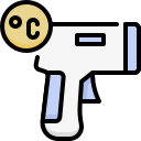 pistola termómetro icon