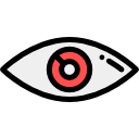 ojos rojos icon