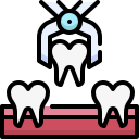 extracción dental icon