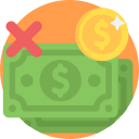 sin dinero icon