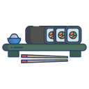 rollo de sushi icon