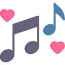 musica romantica icon