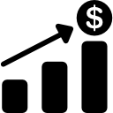 gráfico de barras financiero 