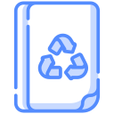 papel reciclado icon