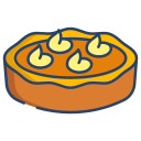 pastel de calabaza icon