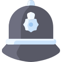 sombrero de policia icon