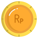 rupia indonesia icon