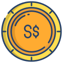 dolar de singapur icon