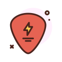 púa de guitarra icon