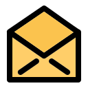 correo abierto icon