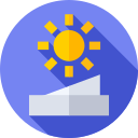 reloj de sol icon