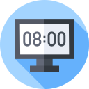 reloj digital icon