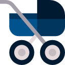 carrito de bebé icon