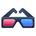 gafas 3d icon